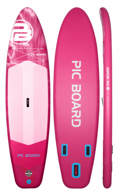 Skatinger Aurora Pink Allround-Paddel-SUP-Board – Geräumig, verspielt & inspirierend