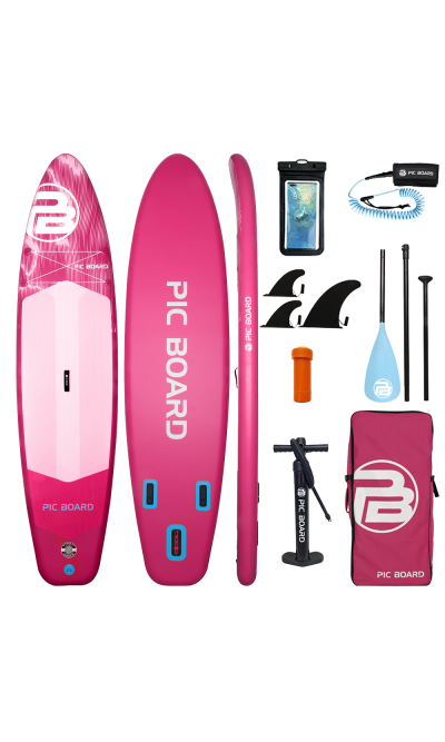 Skatinger Aurora Pink Allround-Paddel-SUP-Board – Geräumig, verspielt & inspirierend