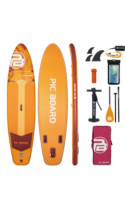 Skatinger Aurora Yellow Allround-Paddel-SUP-Board – Geräumig, stabil & familiengeeignet