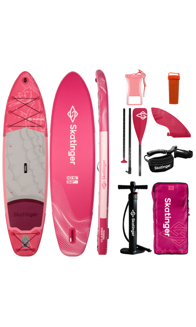 Skatinger Seahorse Pink Touring-Paddel-SUP-Board – Eleganz, Komfort & Freiheit