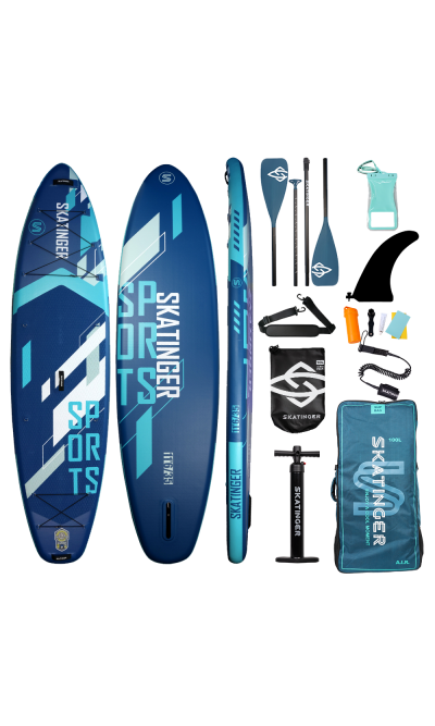 Skatinger Blue Sports Yoga SUP Board – Stabilität, Balance, Kontrolle