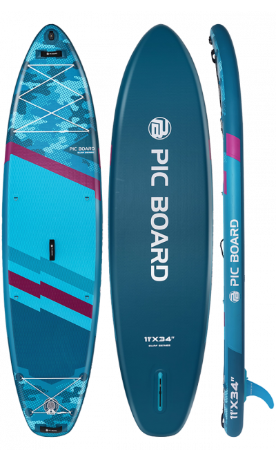 Skatinger Camouflage Blue Allround SUP Board – Kraft, Stabilität, Kontrolle