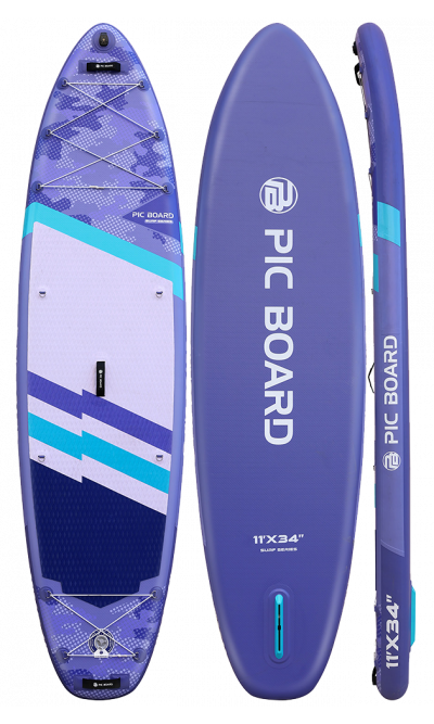 Skatinger Camouflage Purple Allround SUP Board – Stil, Balance, Vielseitigkeit
