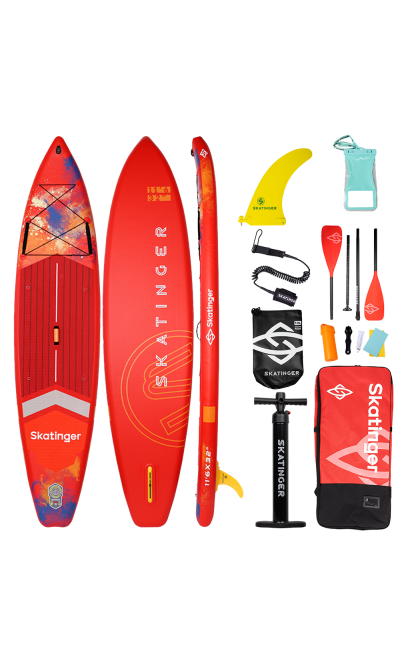 Skatinger Interstellar Red Touring SUP Board – Energie, Stil, Performance
