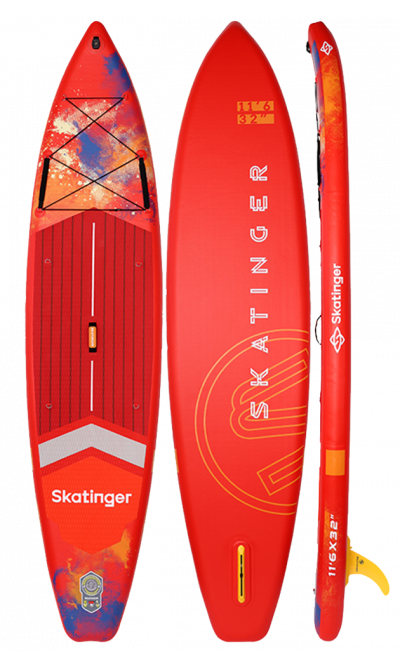 Skatinger Interstellar Red Touring SUP Board – Energie, Stil, Performance
