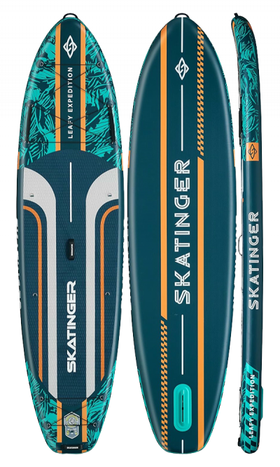 Skatinger Leafy Expedition Green Allround SUP Board – Stabilität, Ausdauer, Kontrolle