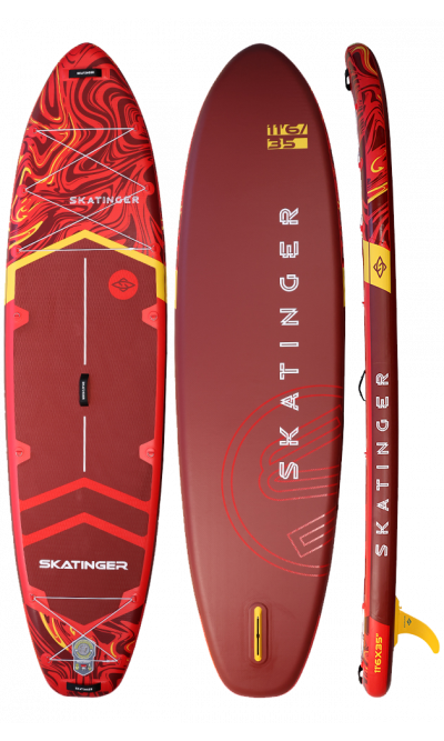 Skatinger Magma Red Allround SUP Board – Fluss, Kontrolle, Energie