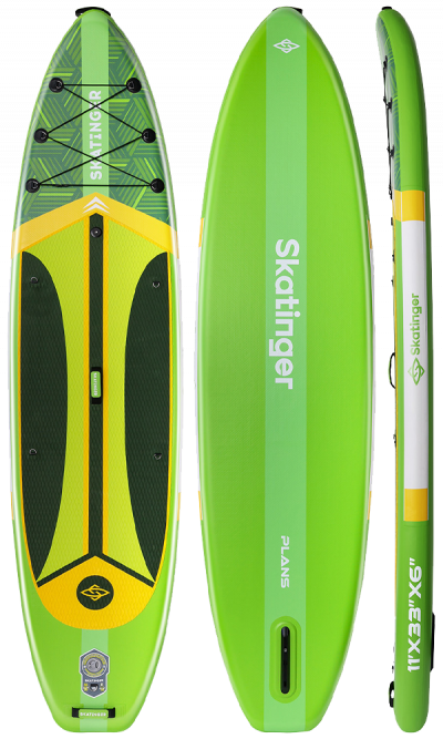 Skatinger Plans Green Touring SUP Board – Geschwindigkeit, Stabilität, Abenteuer
