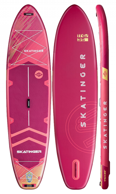 Skatinger Prana Red Allround SUP Board – Kraft, Balance und Ausdauer