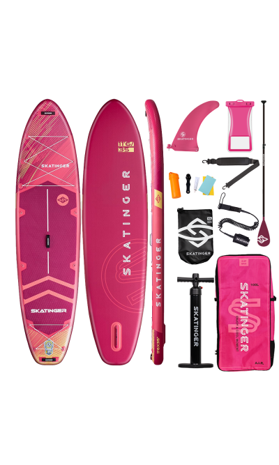 Skatinger Prana Red Allround SUP Board – Kraft, Balance und Ausdauer