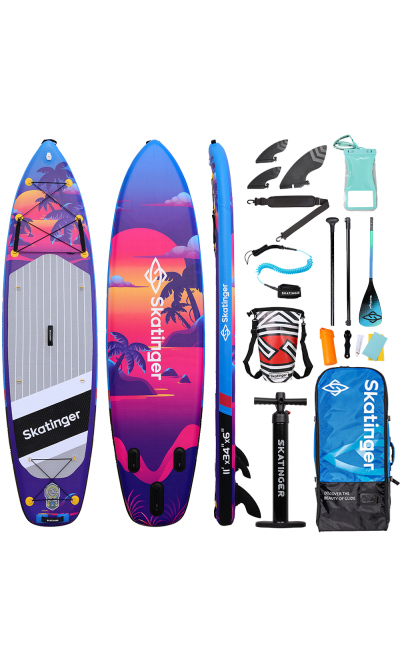Skatinger Upgraded Sunset Allround SUP Board – Kontrolle, Fluss, Ausdauer