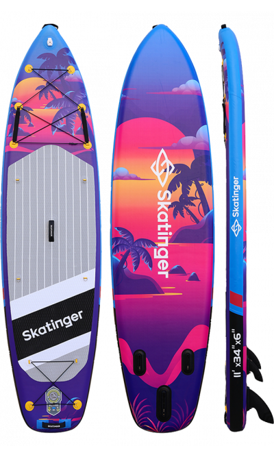 Skatinger Upgraded Sunset Allround SUP Board – Kontrolle, Fluss, Ausdauer