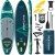 Skatinger Angel-Touring-Paddel-SUP-Board in Grün – Robust, stabil & abenteuerlich