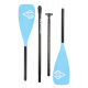 Skatinger Aluminium-SUP-Doppelpaddel
